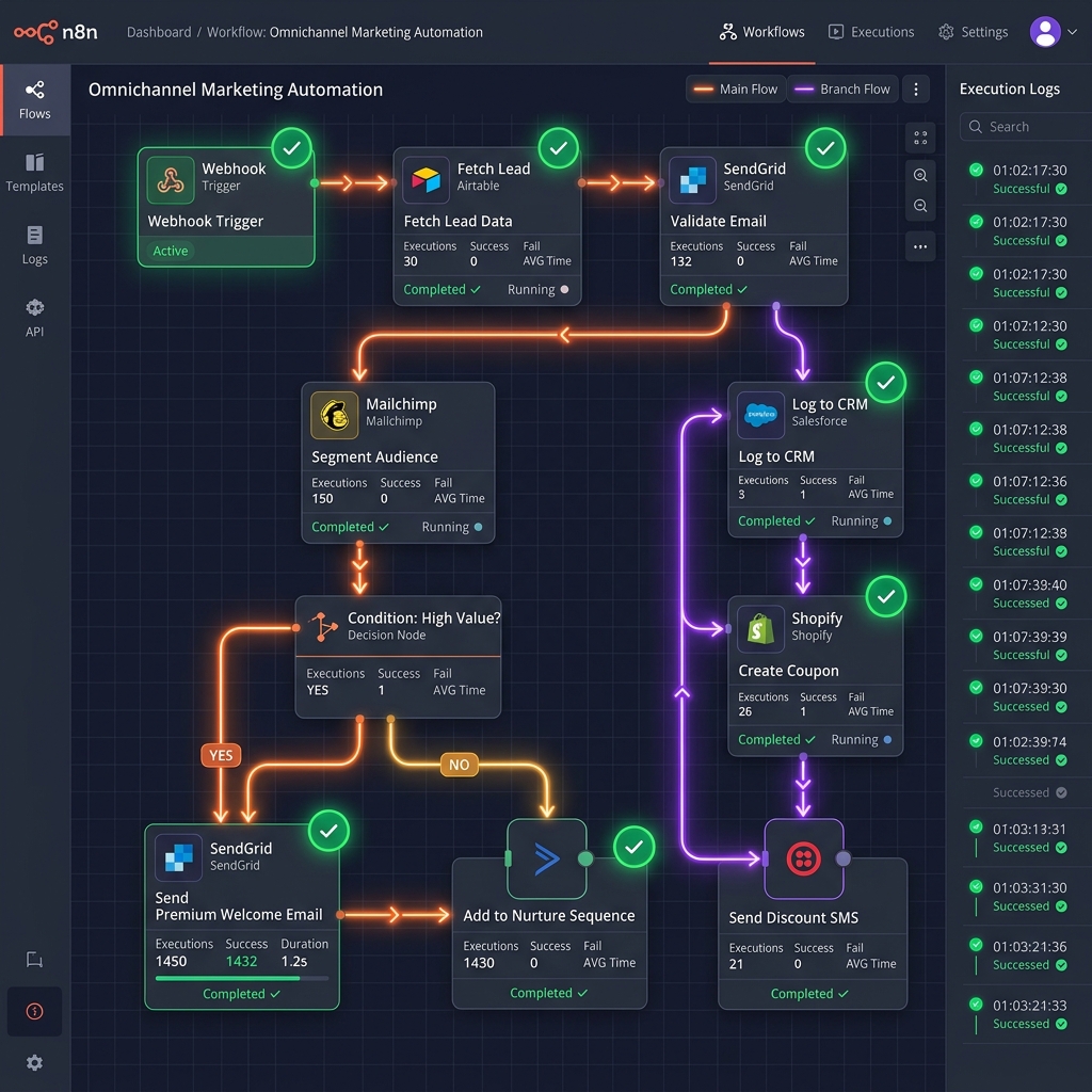n8n Automation Run